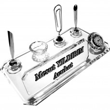Masalık Masa kalemlik M103 SILVER GÜMÜŞ